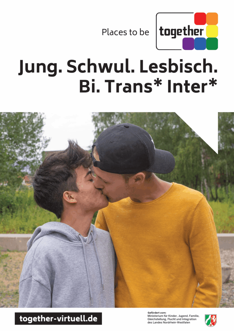 Plakat “Schwul”